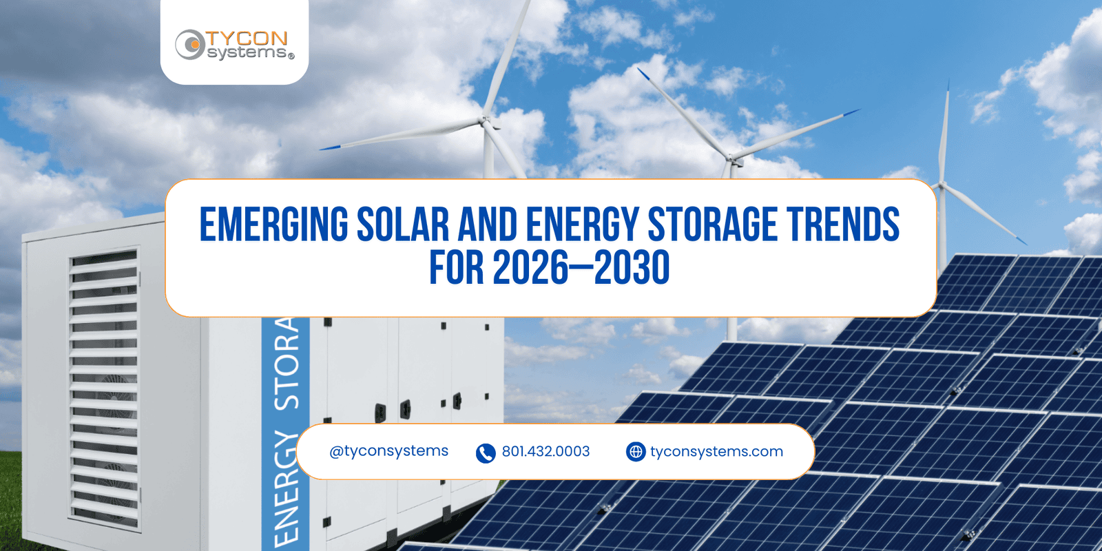 Solar & Energy Storage Trends 2026–2030 | Tycon®